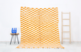 Anzar  Moroccan Checkered Rug 4'4" x 5'9"